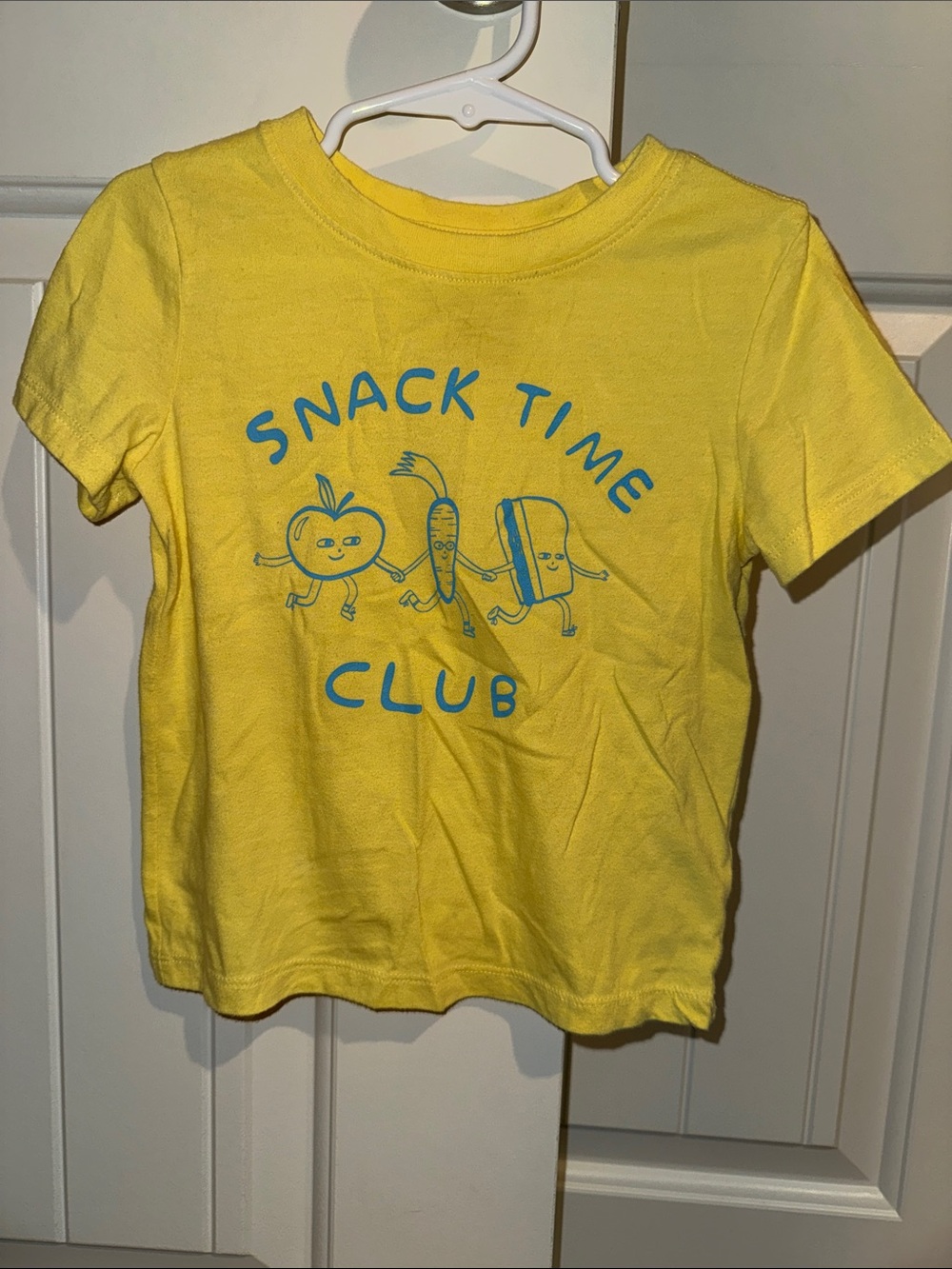 Cat & Jack Yellow Snack Time Club Graphic Tee